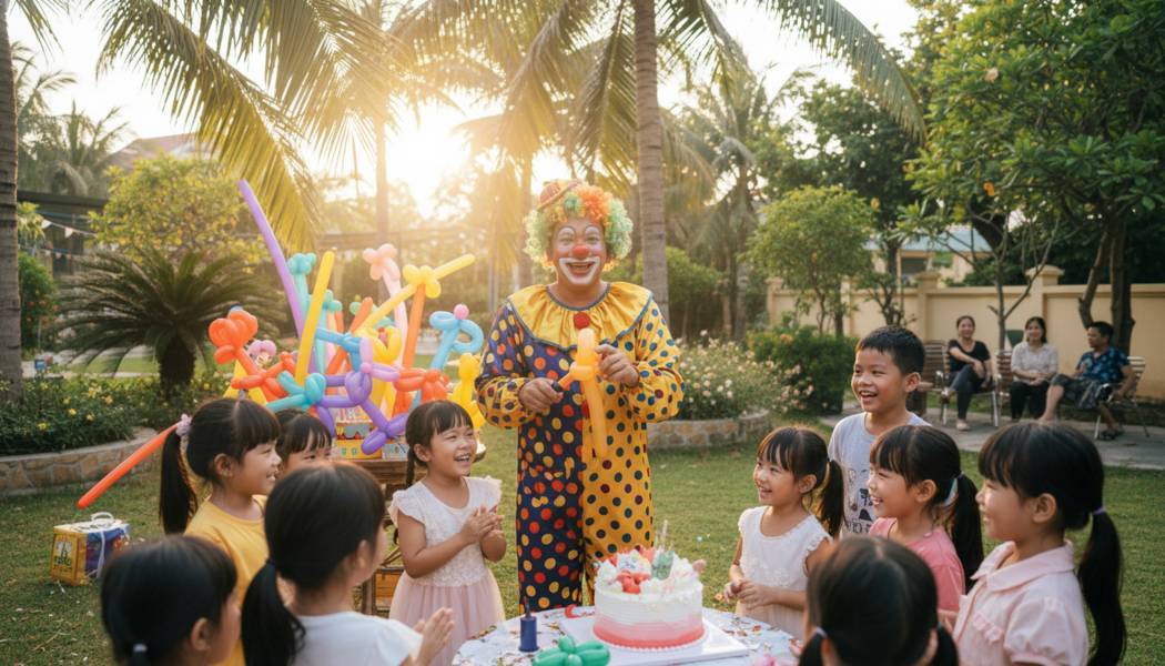 Dịch Vụ Chú Hề Thổi Bóng Tại Bình Dương. Ảnh 2